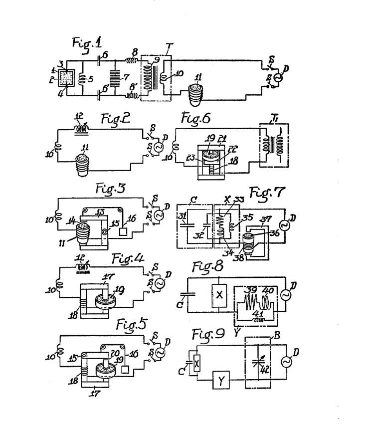 Improvements in supply systems for high-voltage high-frequency apparatus